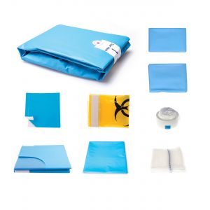dental procedure pack creates an aseptic barrier during oral surgery