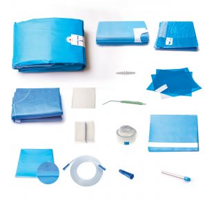 dental procedure pack creates an aseptic barrier during oral surgery