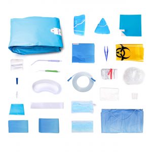 dental procedure pack creates an aseptic barrier during oral surgery