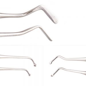single use Flat Plastic, Ball Burnisher, Medium Spoon Excavator two piece dental restorative instrument kit